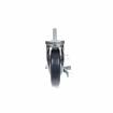 Picture of Caster Kit, Medium Duty 1/2-13 x 1" Threaded Stem Caster With 5" Blue Polyurethane Wheel, 4 Brake In Retail Box