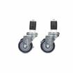 Picture of Caster Kit, Medium Duty 1-1/2" Expanding Stem Caster With 3" Blue Polyurethane Wheel, 4 Brake In Retail Box