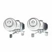 Picture of Caster Kit, Medium Duty 1-1/2" Expanding Stem Caster With 3" Blue Polyurethane Wheel, 4 Brake In Retail Box