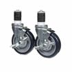 Picture of Caster Kit, Medium Duty 1-5/8" Expanding Stem Caster With 5" Blue Polyurethane Wheel, 6 Brake In Retail Box