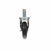 Picture of Caster Kit, Medium Duty .846" x 2-3/4" Spring Ring Stem Caster With 5" Black Polyolefin Wheel, 2 Brake And 2 Non-Brake With Bumpers In Retail Box