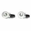 Picture of Caster Kit, Medium Duty .846" x 2-3/4" Spring Ring Stem Caster With 5" Black Polyolefin Wheel, 2 Brake And 2 Non-Brake With Bumpers In Retail Box