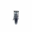 Picture of Caster Kit, Medium Duty 2-3/8" x 3-5/8" Plate Caster With 5" Blue Polyurethane Wheel, 4 Brake In Retail Box