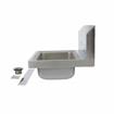 Picture of Encore Wall Mount Type 304 Series Stainless Steel Hand Sink Single Mounting Hole 14" x 10" x 5" Deep Less Side Splash with Electronic Faucet
