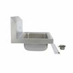 Picture of Encore Wall Mount Type 304 Series Stainless Steel Hand Sink Single Mounting Hole 14" x 10" x 5" Deep Less Side Splash with Electronic Faucet