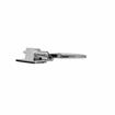 Picture of 1-3/8" Offset Polished Chrome Non-Adjustable Cam-Rise Lift-Off Walk-In Door Hinge With Spring Kit