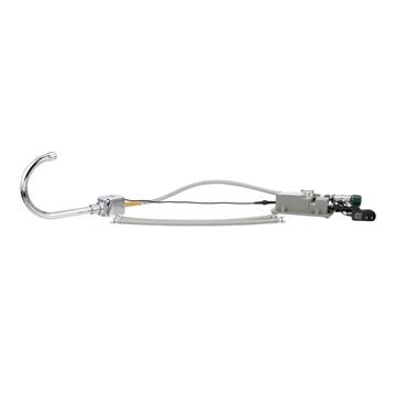 Picture of Intelli-Flo EZ Electronic Deck Mount Faucet 6-1/2" Gooseneck Spout AC Powered with Thermostatic Mixing Valve and 0.5 gpm PCA Spray