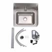 Picture of Intelli-Flo EZ Electronic Hand Wash Station with Side Splashes, AC Power, Thermostatic Mixing Valve and 1.5 gpm Laminar Flow