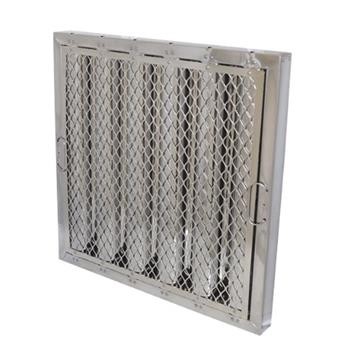 Picture of 20"H X 10"W Stainless Steel Baffle Grease Filter with Spark Arrestor