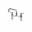 Picture of Encore® 8" OC Brass Chrome Plated Deck Mount Faucet with 10" Swivel  Spout Retail Packaging