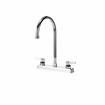 Picture of Encore 8" OC Deck Mount Faucet Ceramic Valves with 8-1/2" Swivel Gooseneck Spout, Retail Packaging
