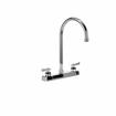 Picture of Encore 8" OC Deck Mount Faucet Ceramic Valves with 8-1/2" Swivel Gooseneck Spout, Retail Packaging