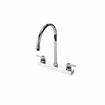 Picture of Encore 8" OC Deck Mount Faucet Ceramic Valves with 8-1/2" Swivel Gooseneck Spout, Retail Packaging